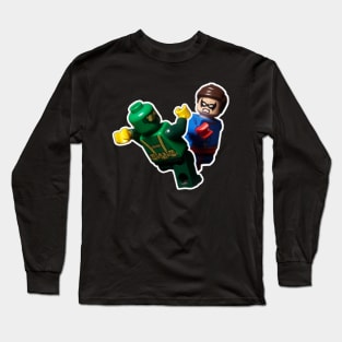 Bucky Barnes Vs Hydra Soldier Long Sleeve T-Shirt